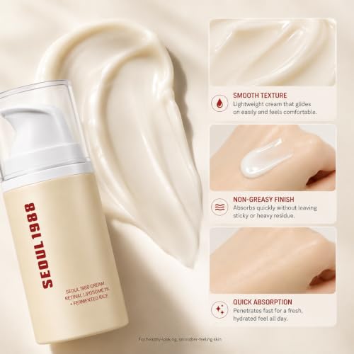 Image of SEOUL 1988 Eye Cream |Retinal Advanced Shot | Fine Lines and Skin Texture Care | Retinal Liposome | Fermented Bean, Wrinkle Care, Anti Aging, Skin Elasticity, Pigmentation, Brightening | Dark Circle | Under Eye Cream