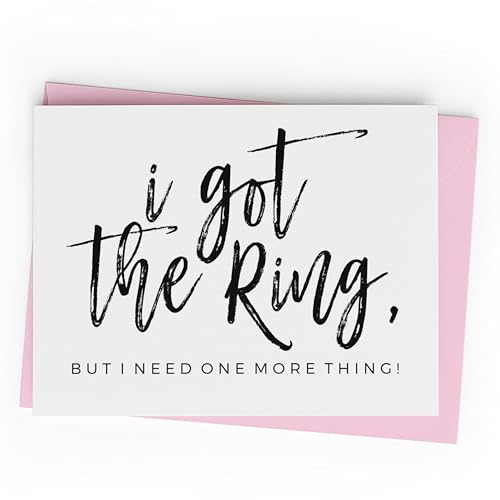 Will You Be My Bridesmaid Card. I Got The Ring, But I Need One More Thing. Maid of Honor Proposal. Matron of Honor Invitation. (Maid of Honor, ONE Card)