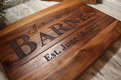 Anniversary Gifts For her - Wedding Gift for couple or bride. Personalized Cutting
