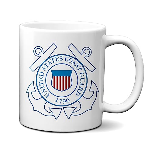 Taza con emblema Coast Guard 11oz miniatura 1