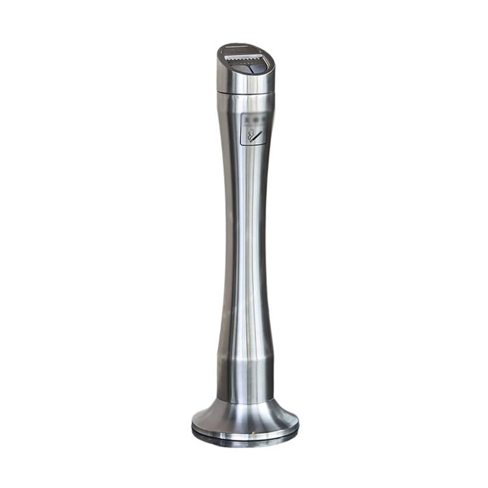 OWOHYG Ashtray Trash Can Hotel Lobby Ash Pillar Stainless Steel Smoking Area Standing Collection Cylinder Outdoor Ashtrays For Cigarettes.