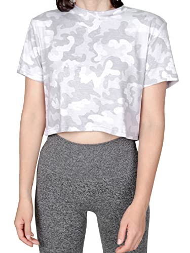 MAX ALLIE Women's Ultra Soft Cropped T Shirt Crew Neck Tees Casual Loose Fit Basic Lightweight2