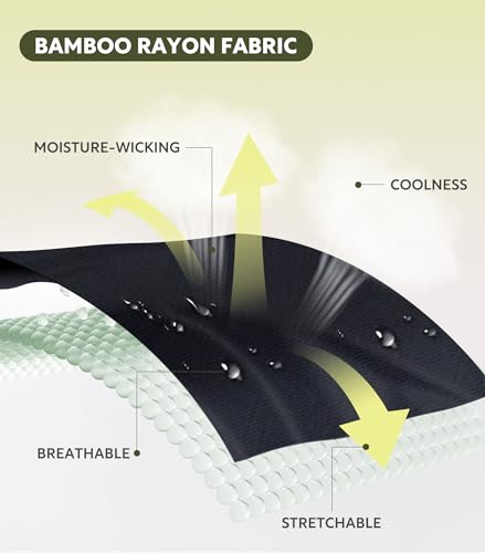 DAVID ARCHY Mens Pajama Pants Bamboo Rayon Lightweight Sleep Bottoms, Breathable Lounge Pants with Pockets Comfy PJs, 2 Pack3