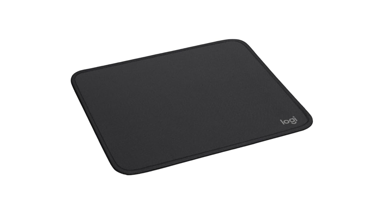 Logitech Mouse Pad - Studio Series, Computer Mouse Mat with Anti-Slip Rubber Base, Easy Gliding, Spill-Resistant Surface, Durable Materials, Portable, in a Fresh Modern Design-Graphite, (956-000031) (B09KQ1RKQJ) Amazon Price History, Amazon Price Tracker