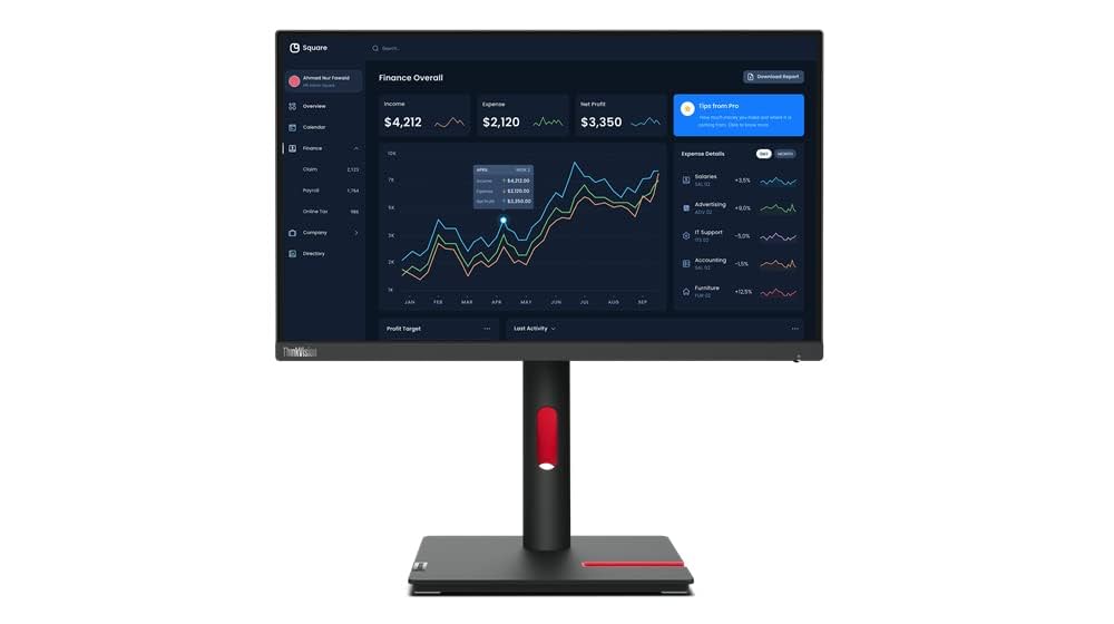 Lenovo ThinkVision T23i-20 ワイドフラットモニター Amazon.co.jp: Lenovo ThinkVision T23i-20 23インチ (23インチ