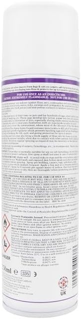 Johnsons I.G.R. House Flea Spray 250ml - Kills Fleas & Larvae, IGR Protection, 6 Month Home Defence