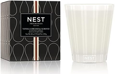 NEST Fragrances Classic Candle- Vanilla Orchid & Almond , 8.1 oz - NEST01-VO