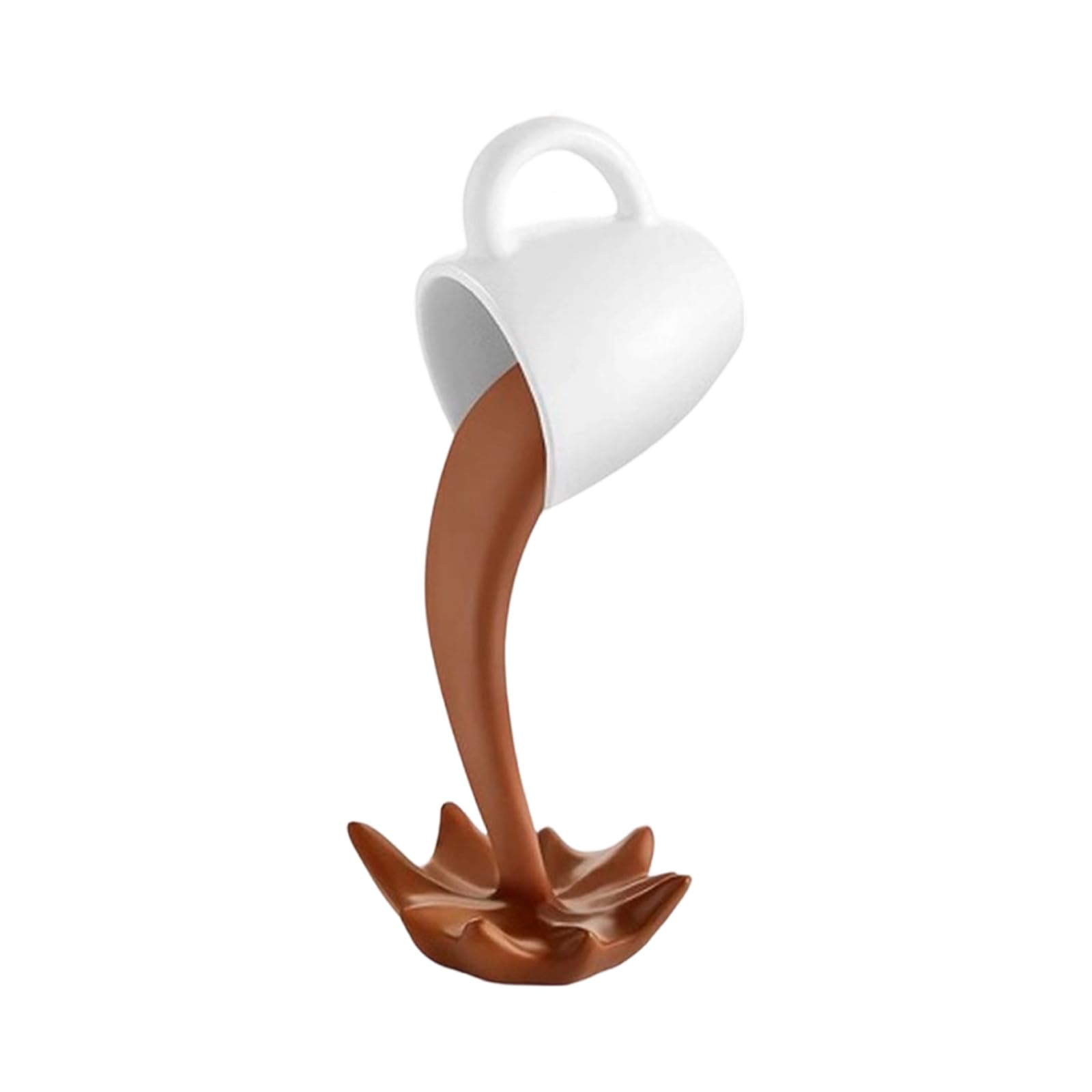 hogtnd Floating Spilling Coffee Mug, Magics Pouring Splash Mug, Novelty Funny Sculpture, Art Decoration for Home Decorations, Floating Spilling Magics Pouring Splash Mug