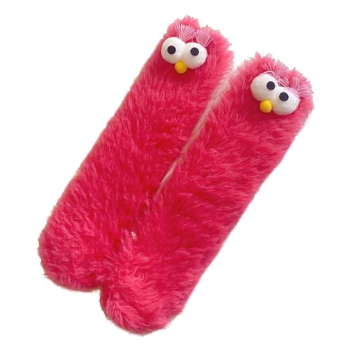 Image of TFTSR Crazy Funny Fuzzy Silly Socks for Kids Women,Girls Fluffy Slipper Novelty Fun Socks,Boy Men Cute Cozy Soft Animal Socks