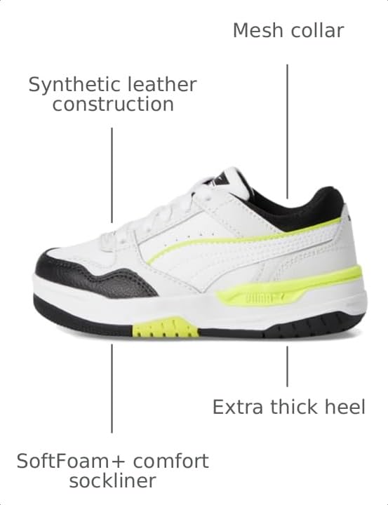 Image of PUMA Unisex-Child Rebound Layup Mid Shoes