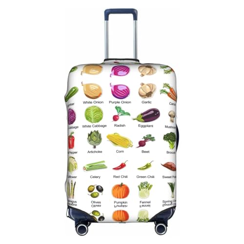 Housse de bagage légumes anti-rayures XL : finissez-en avec les valises abîmées en vacances