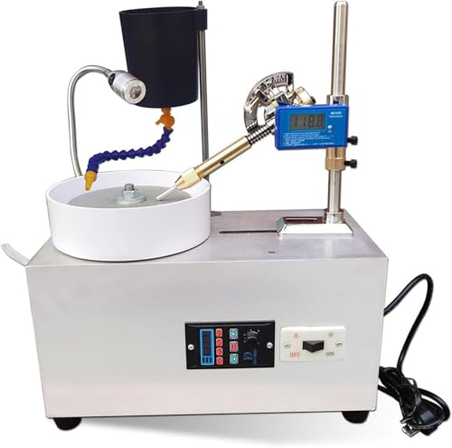 Polisseuse professionnelle de bijoux avec moteur de 180 W et vitesse de 2800 tr/min pour le meulage et le polissage des pierres précieuses