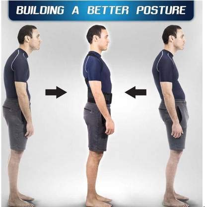 Image of serveuttam Adjustable Unisex Posture Corrector Therapy Shoulder Back Brace for Men and Women