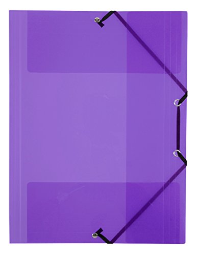 Viquel Chemise 3 rabats en propyglass A4 Violet