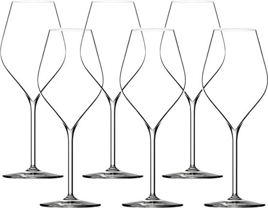Lehmann - Weißweingläser Absolus - Hochwertiges bleifreies Kristallglas - 38cl - 6er Set - Elegantes Design - Perfekt Für Weißwein - Spülmaschinenfest - Zeitloses Design