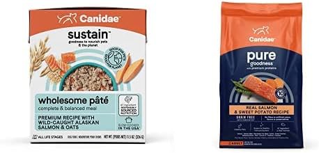 Canidae Wet & Dry Dog Food Bundle with Wild-Caught Salmon & Oats and Salmon & Sweet Potato