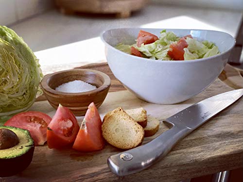 image for Partito Bella 48 Ounce Serving Bowls, Large Bowl Set of 4, White Porce