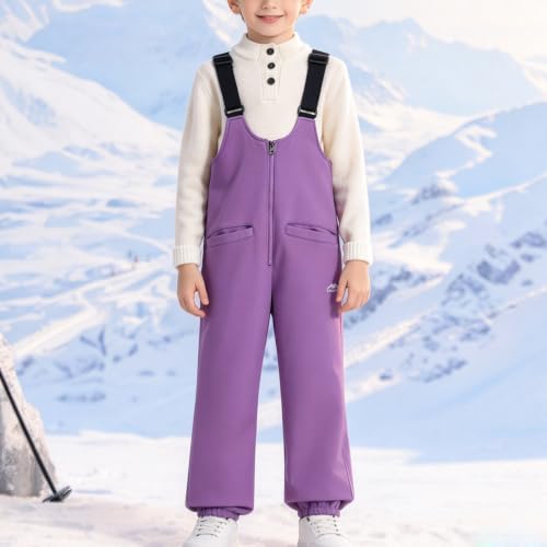 OTSANT Kids Ski Bib Snow Pants Waterproof Adjustable Skiing Bibs 6-14Y - image 3