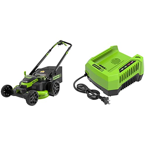 Greenworks Pro 80V 25" Dual Blade SelfPropelled Lawn Mower, Battery and Charger Not Included