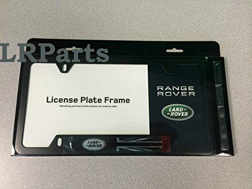 Land Rover Genuine Range Rover License Plate Frame - Matte Black - Thumbnail 6