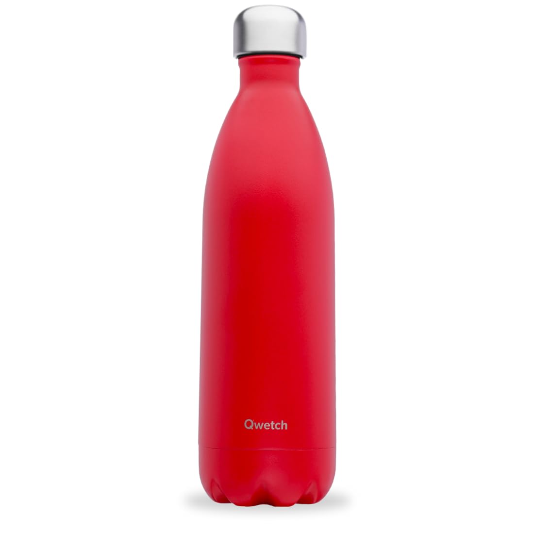 Qwetch - Grote thermosfles - geborsteld roestvrij staal 1,5L - 48 uur koud en 16 uur warm - Waterdicht en BPA-vrij - Roestvrijstalen drinkfles met draaggreep - Thermos voor picknick, camping, familie