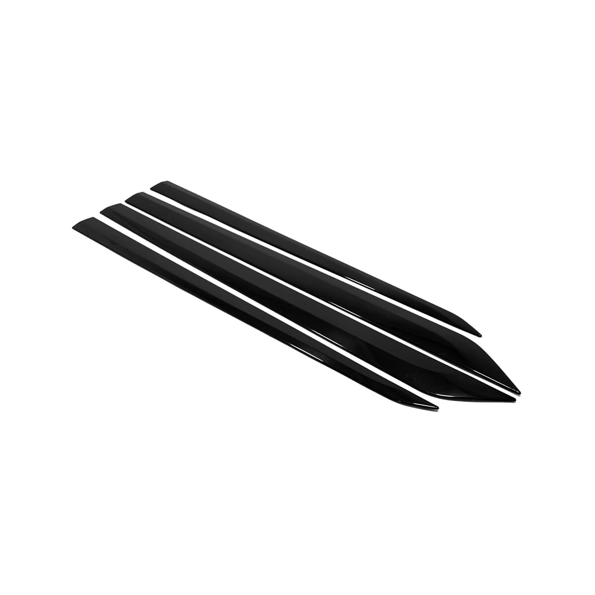 Striscia di modanatura per portiera laterale del corpo compatibile con Toyota Sienna 2021 2022 2023 2024 (nero A) 4 pezzi ABS