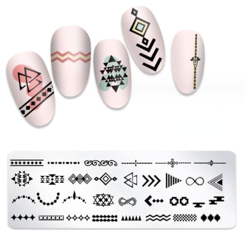 Mearrineser ネイルアートスタンプテンプレート ネイルアートスタンプテンプレート ネイルアートスタンプテンプレート パターンスタンプテンプレート ネイルアートスタンプテンプレート 和風ネイルアートスタンプテンプレート 大理石柄 クリスマス 雪の結