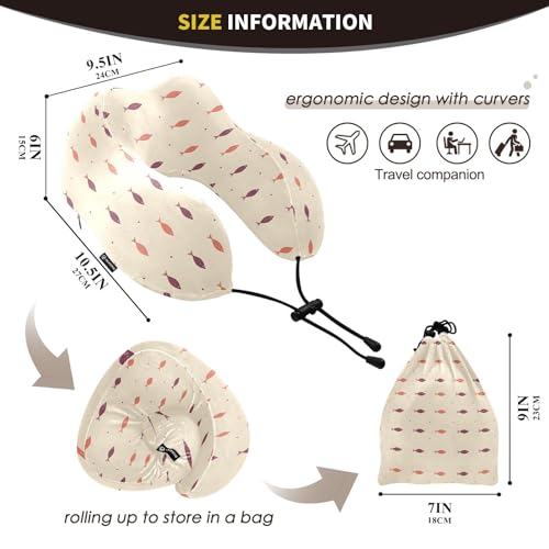 Almohada de viaje de espuma viscoelástica para cuello miniatura 3