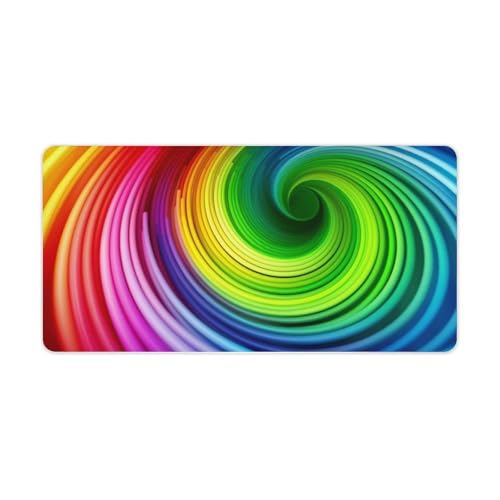Pad Mouse de Goma Blanco 30x60 cm Base Antideslizante miniatura 1