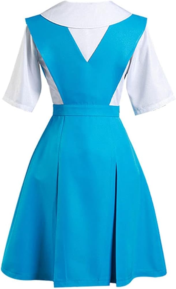 Miniatura 4 de Disfraz de anime Ayanami Rei Cosplay uniforme falda vestido de Halloween