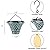 Tfro & Cile Rain Chain Gutter Downspout Catcher Outside Water Diverter Decorative Garden Rain Cups Chime Home Decor - 8 1/2 Feet Long