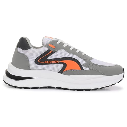 Image of ADISO Men's Stylish Mesh Sports Sneakers | Lightweight Casual Running Shoes