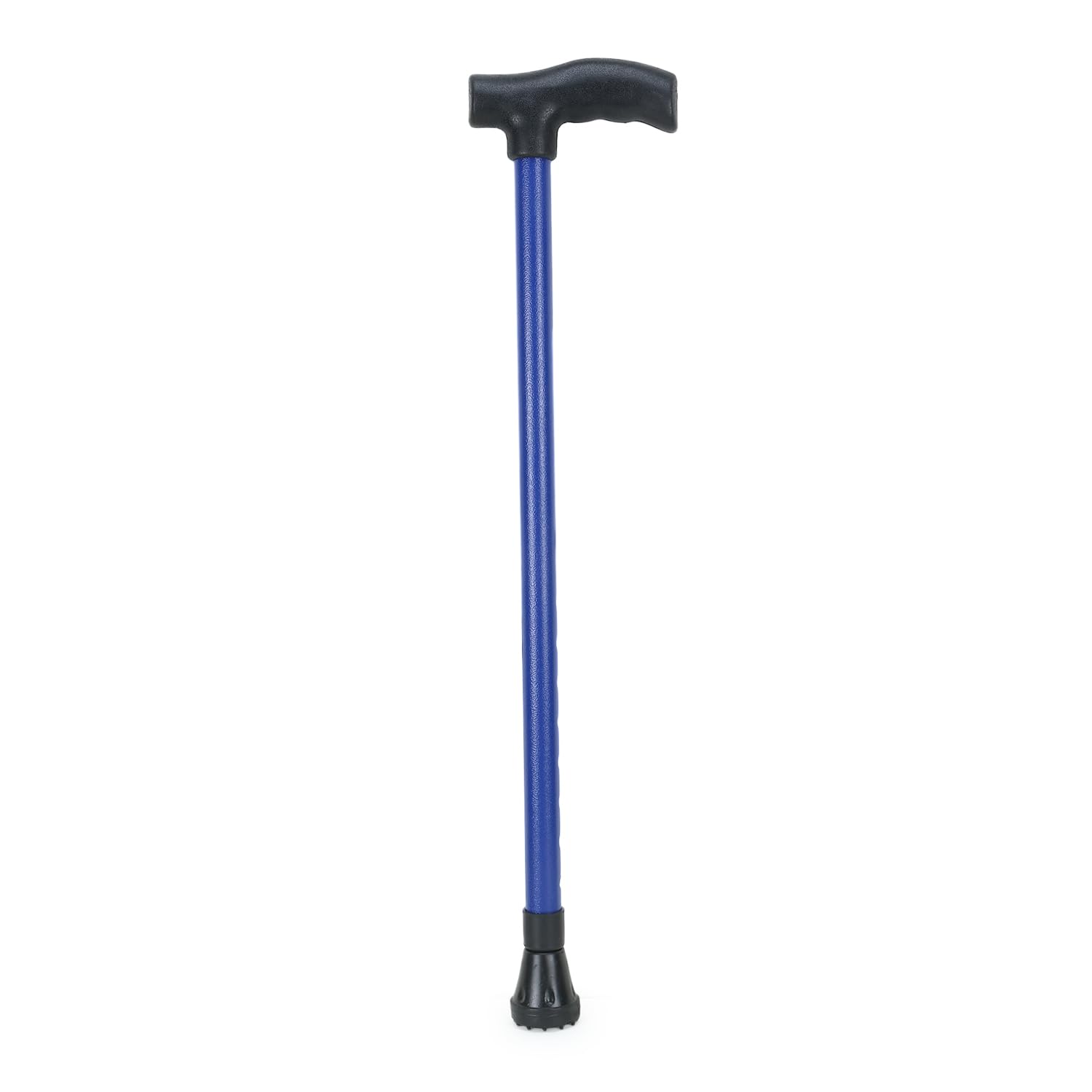 Dgarys Walking Stick for Men and Women | Balancing Walking Support Stick with Non Slip Rubber Handle | Old Age Light Weight Walking Cane Height Adjustable Copper Coa (Blue)