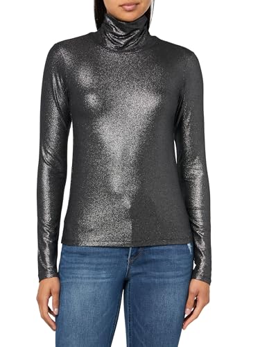 Haut à col roulé Lucky Brand pour femme en noir profond taille S