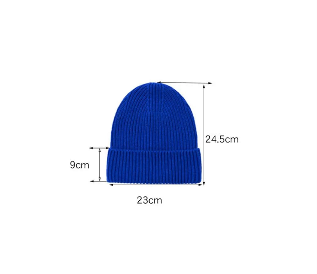Berretti di lana caldi delle donne del cappello lavorato a maglia unisex inverno cappelli da neve per le donne