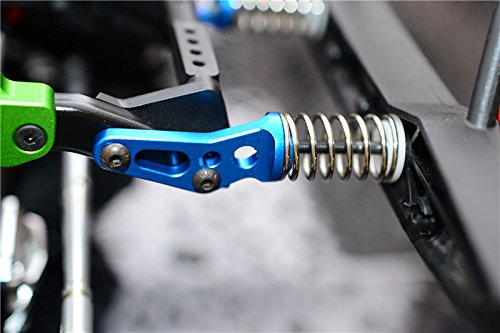 GPM for Vaterra K5 Blazer Ascender Upgrade Parts Aluminum Front Bumper Absorber - 1 Set Black