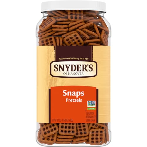 Image of Snyder's of Hanover Pretzel Snaps, 24 Oz Canister