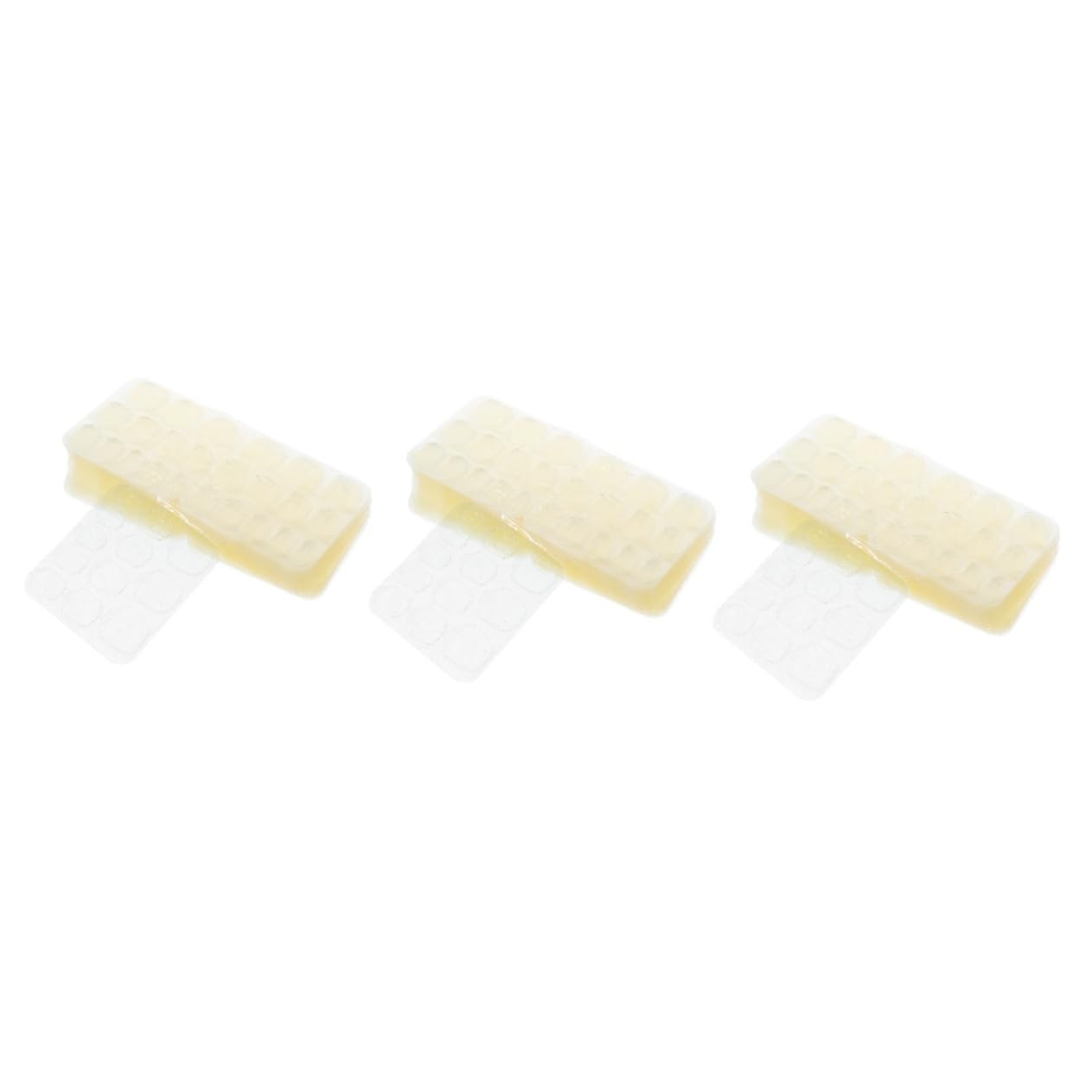 PartyKindom 3sets Double-Sided Nail Adhesive Tabs Strong Glue for Press-on Nails Pack 50sheets*3