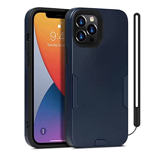 Coque de téléphone 2 en 1 avec dragonne pratique pour garder l'iPhone 13 Pro à portée de main