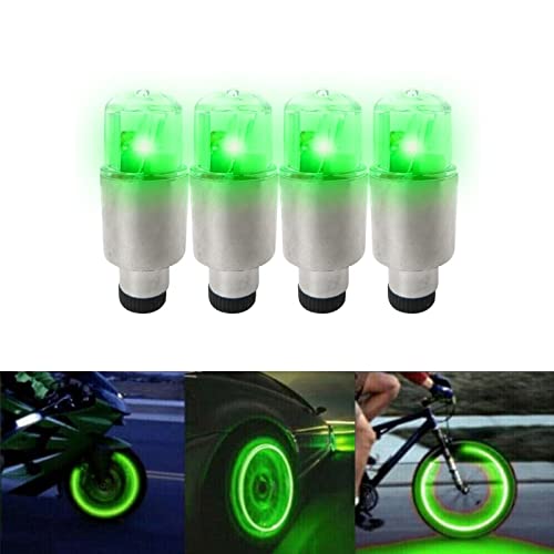 16 Pack Car Auto Wheel Tire Tyre Air Valve Stem LED Caps Cover Waterproof Accessories Fit for Bike Car Motor (Colorful, Red, Blue, Green) - Image 6