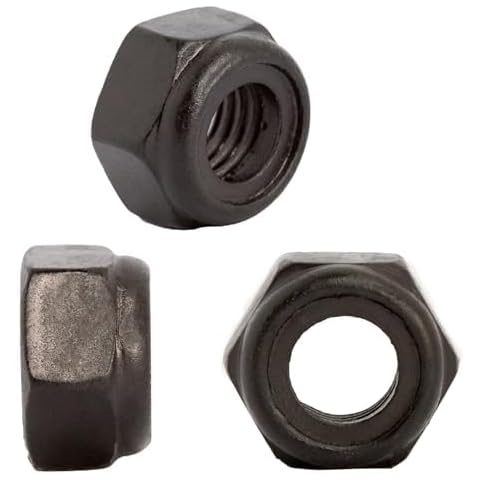 M6 Black Zinc Nylock Locking Nuts Pack Cover
