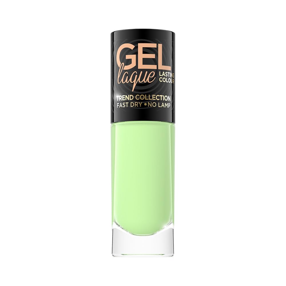 EVELINE COSMETICS Gel Laque Gel Nail Polish No. 284 - Fast-Drying, Long-Lasting Gel Effect Without UV/LED Lamp - 8 ml