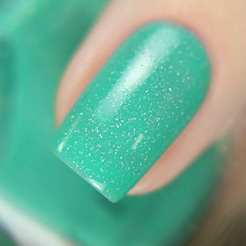 Image of ILNP Riding Waves - Vivid Mint Holographic Nail Polish