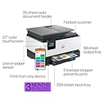 HP OfficeJet Pro 9125e All-in-One Printer, Color, Printer-for-Small Medium Business, Print, Copy, scan, fax,Touchscreen; Smart Advance Scan, 3 months of Instant Ink included - Image 4