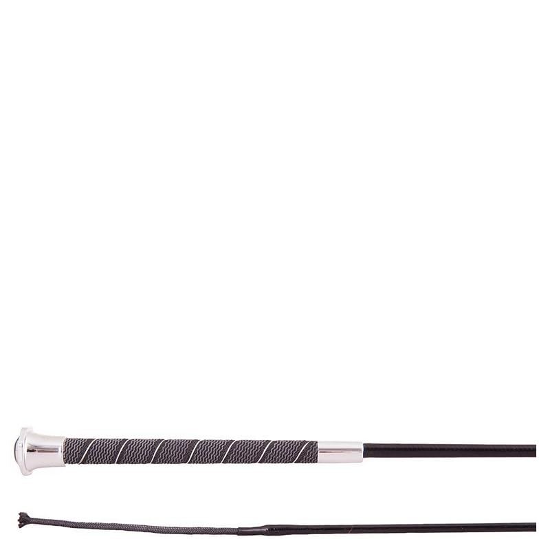 Cravache de dressage Virgo élégante avec poignée confort 90 cm