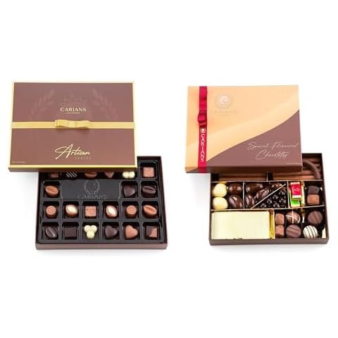 2xPack Large Size Chocolate Gift Box, Box of Candy, Assorted Luxury Premium Pralines Gourmet Chocolate Gift Basket Cover