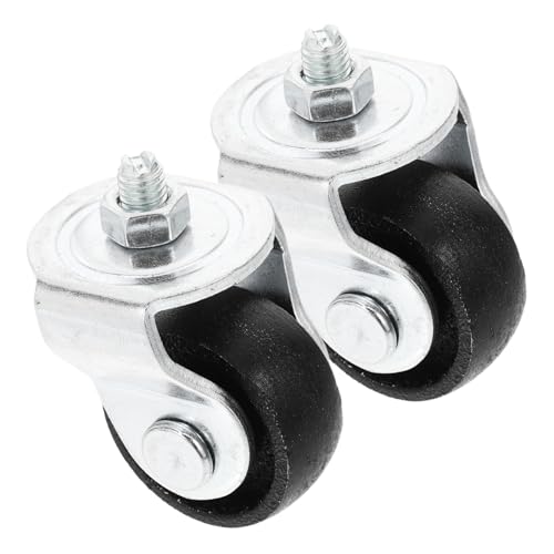 SOLUSTRE Garage Floor Jack Wheel Set of 2 Replacement Wheels for Trailer Jack 2-ton Caster Wheel Kit