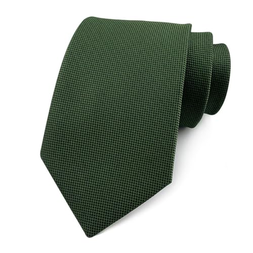 Cravate en Jacquard Solide Haut de Gamme pour Homme d'Affaires