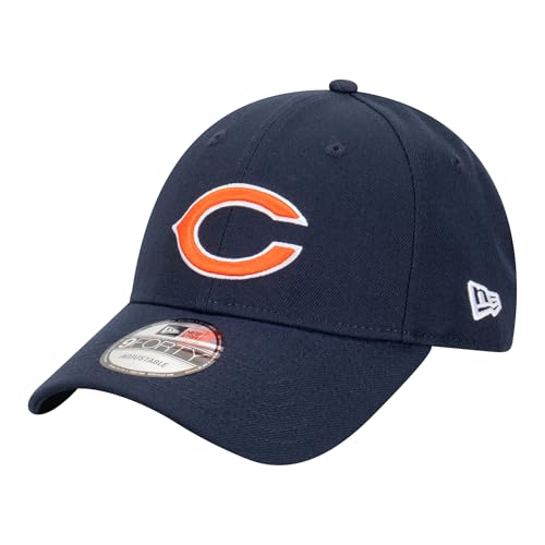 New Era Mens Navy Chicago Bears Core Team 9FORTY Adjustable Hat