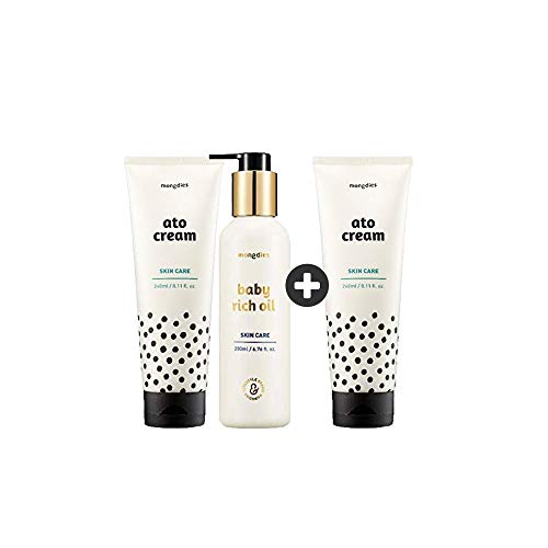 Mongdies Ato Cream & Baby Rich Oil - Maximized Moisturizing Set (2+1) 33% OFF